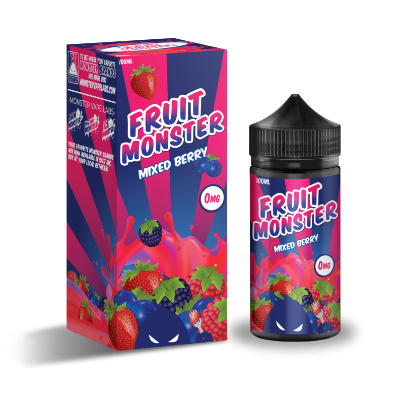 Monster Vape Labs | Fruit Monster | Mixed Berry 100ml - Image 2