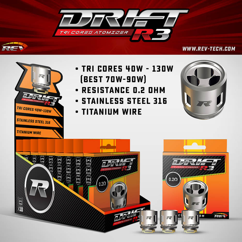 REV Drift Replacement Coils (3pcs/pack) - Image 3