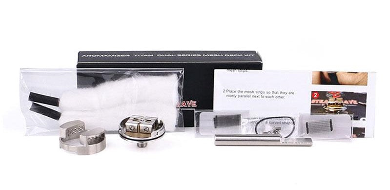 Steam Crave Aromamizer Titan RDTA/ Titan V2 RDTA Dual Mesh Deck - Image 8