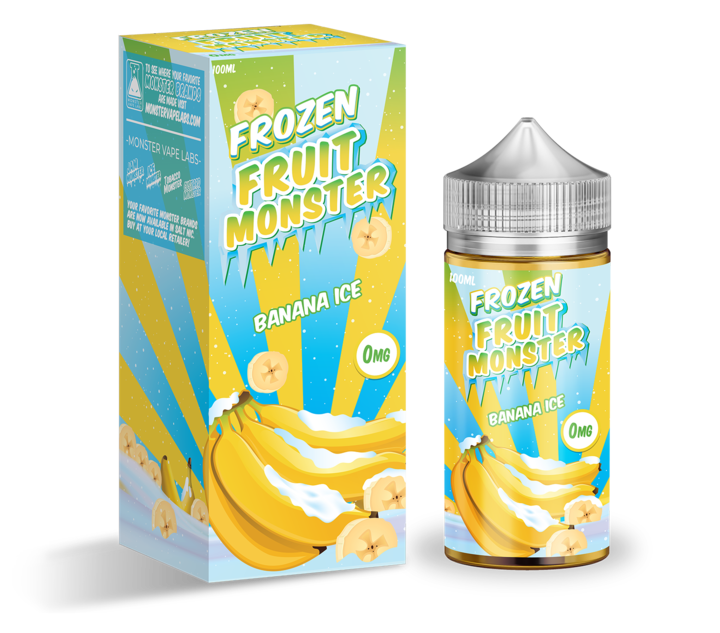 Monster Vape Labs | Frozen Fruit Monster | Banana ICE 100ml - Image 2